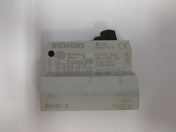 Auxiliary switch 3RV1901-2E