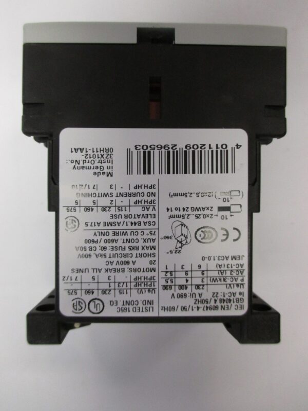 Power contactor 3RT1016-2BB41